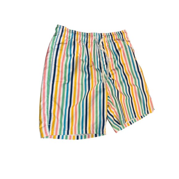 Old Navy Rainbow Striped Swim Trunks Men Size XS - Picture 2 of 7